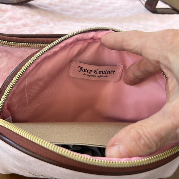 JUICY COUTURE SET ROYAL SCOTTIES NWOT. PINK MAKEUP BAG AND COSMETIC CASE. - Picture 4 of 7